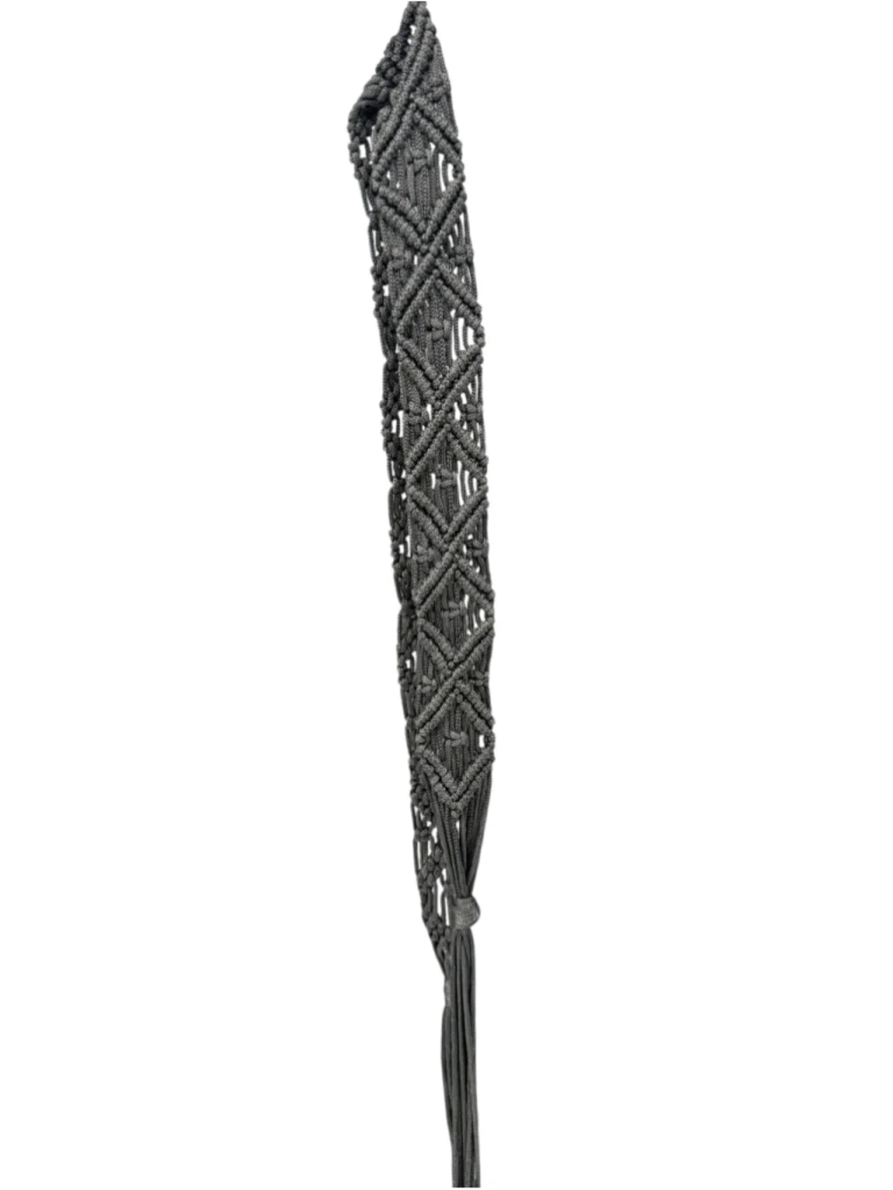 Women's Unbranded Macrame Belt One Size Black